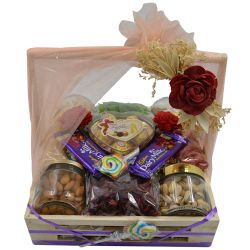 Gleaming Greetings with Nutty Dry Fruits