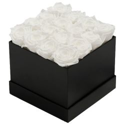 Black Box of Beach Vibes White Roses