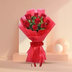 Aromatic Red Roses Bouquet to Sivaganga