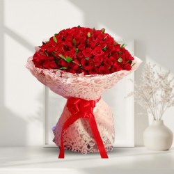 Romantic Red Roses Grand Bouquet