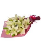 Passionate Bunch of White Lilies