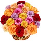 Charming Celebration of Love Mixed Roses Arrangement to Palai