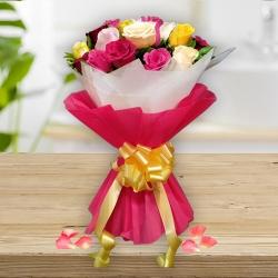 Fascinating Mixed Roses Bouquet