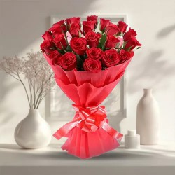 Fabulous Red Roses Bunch
