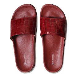 Amazing Croco Pattern Womens Slider Footwear to Punalur