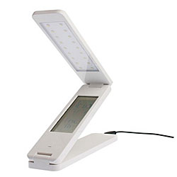 Awesome LED Folding Lamp with Alarm Clock and Cale... to Alwaye