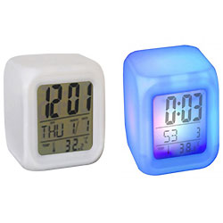 Superb Cube Shaped Colorful Alarm Clock to Marmagao