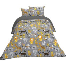 Colourful Animal Print Single Bed Sheet N Pillow Cover Set to Marmagao