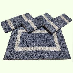 Stylish Set of 4 Piece Cotton Made Bath Mat to Kollam