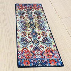 Classy 3D Printed Vintage Persian Bedside Runner Carpet to Punalur