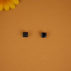 Chic Gift  Black Square Earrings