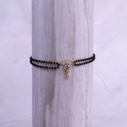 Sunburst Charm Hand Mangalsutra