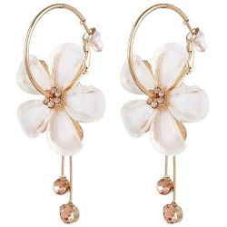 Stunning Gold Plated Floral Earrings to Andaman and Nicobar Islands
