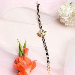 Chic Kundan Bracelet Mangalsutra