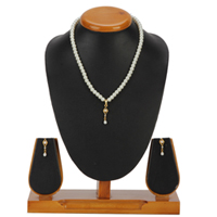 Dazzling Pearl Pendant Set with Earrings to Kollam