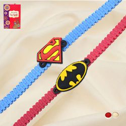 Dashing Super Hero Rakhi Set with Roli, Chawal n Card