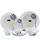 La opala Melody 35 pieces dinner set to Lakshadweep