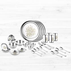 Attractive Jensons Stainless Steel Daisy Dinner Set to Sivaganga