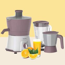 Classy Philips Turbo Juicer Mixer Grinder in Purple to Lakshadweep