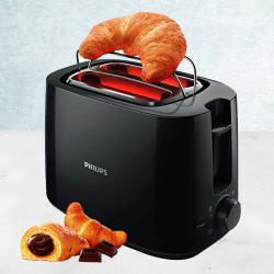 Outstanding Philips 2 in 1 Toaster and Grill in Black