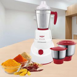 Fabulous Maharaja Whiteline 3 Jar Mixer Grinder in Red to Ambattur