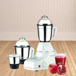 Trendy Bajaj White Color Mixer Grinder with 3 Jars to Irinjalakuda