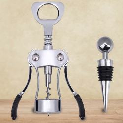 Classic Wine Bottle Opener with Stopper to Marmagao