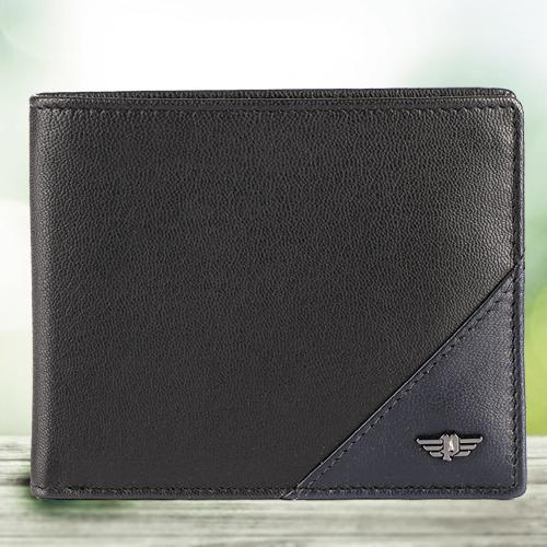 Marvelous Black Gents Leather Wallet from Police to Marmagao