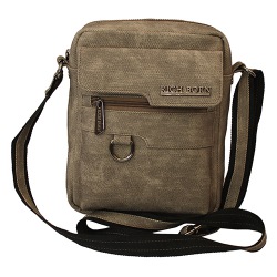 Mens Khaki Sling with Trendy Front Pockets to Nipani