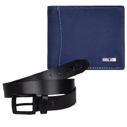 Fancy Leather Wallet N Belt Combo for Men