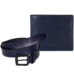 Amusing Urban Forest Gents Leather Wallet N Belt Set