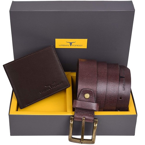 Fantastic Urban Forest Wallet N Belt Gift Set to Marmagao