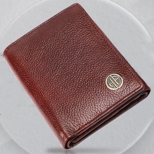 Stylish RFID Protected Trifold Leather Mens Wallet to Nipani