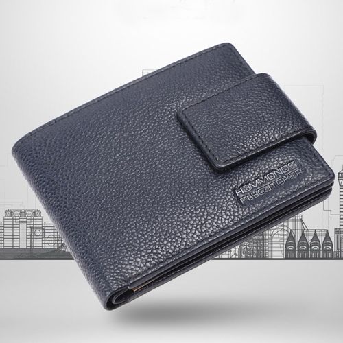 Elegant RFID Protected Trifold Leather Mens Wallet to Nipani