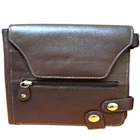 Lovely Brown Leather Purse for Ladies with Security Clutches to Sivaganga