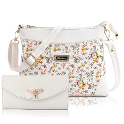 Fiesto Fashion Elegant White Women Handbag and Clutch to Uthagamandalam