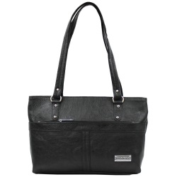 Stylish Twin Chamber Black Daily Use Bag for Her to Zirakhpur