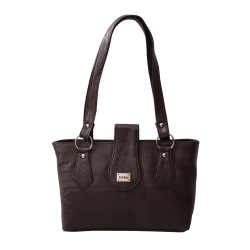 Ladies All Purpose Dark Brown Shoulder Bag