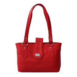 Classy Multipurpose Bag in Red for Women to Karunagapally