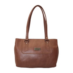Chocolate Brown Sleek Shoulder Bag for Women to Marmagao