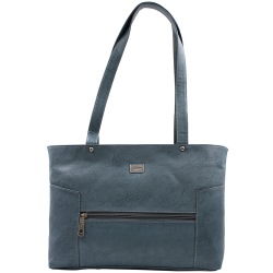 Stunning Blue Ladies Bag with Front Zip to Ambattur