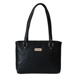 Exclusive Womens Vanity Bag with Embossed Front Design