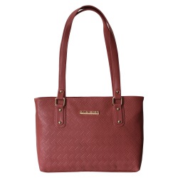 Fancy Embossed Pattern Ladies Vanity Bag to Irinjalakuda