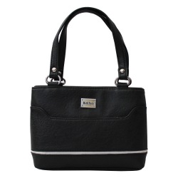 Exclusive Black with White Border Mini Shoulder Bag to Marmagao