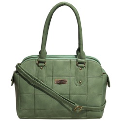 Pista Green Smart Stich Design Vanity Bag for Her