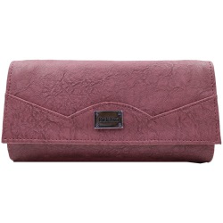 Trendsetter Mauve Clutch for Ladies with Tapered Sides to Kollam