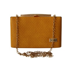 Womens Slender Party Purse in Tan Color