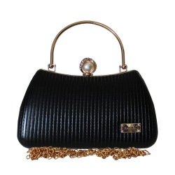Elegant Womens Striped Embossed Design Party Purse to Marmagao