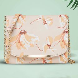 Stylish Floral Print Sling Bag