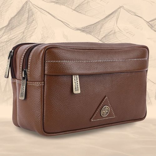 Classy Leather Toiletry Travel Kit to Nipani